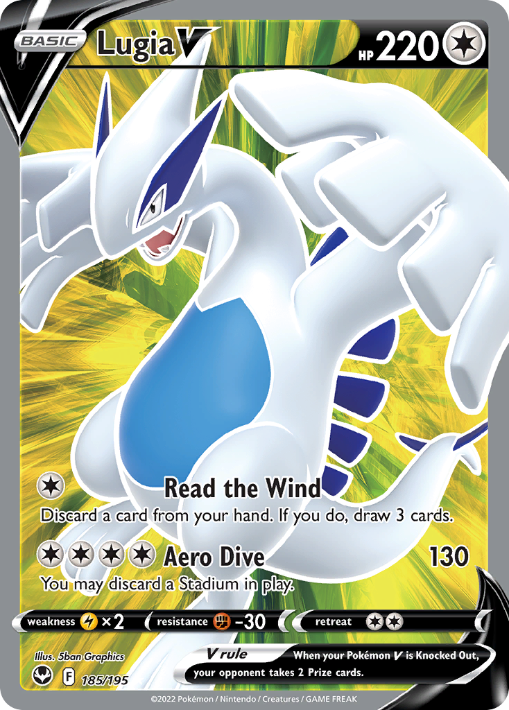 Lugia V - Silver Tempest SET-185