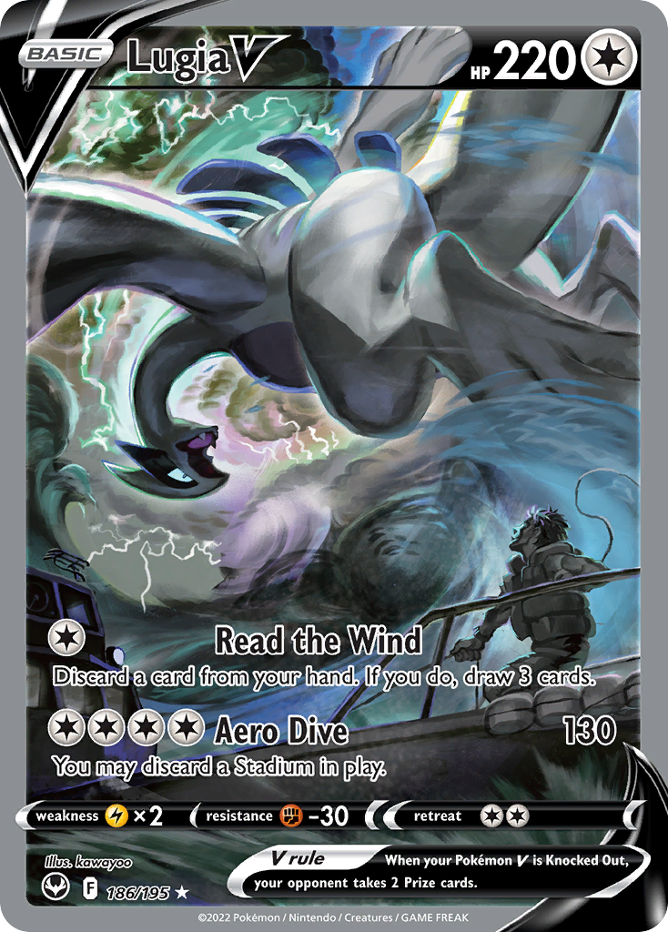 Lugia V - Silver Tempest SET-186