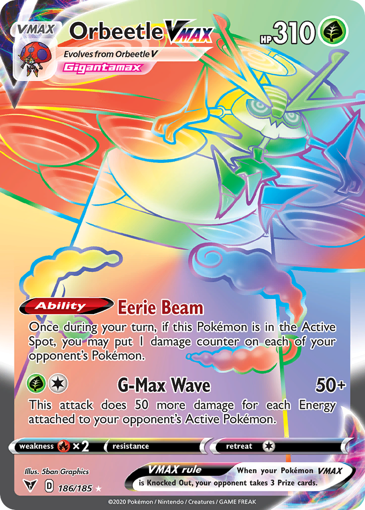 Orbeetle VMAX - Vivid Voltage SET-186