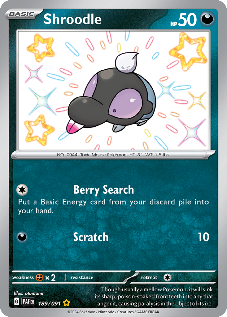 Shroodle - Paldean Fates SET-189