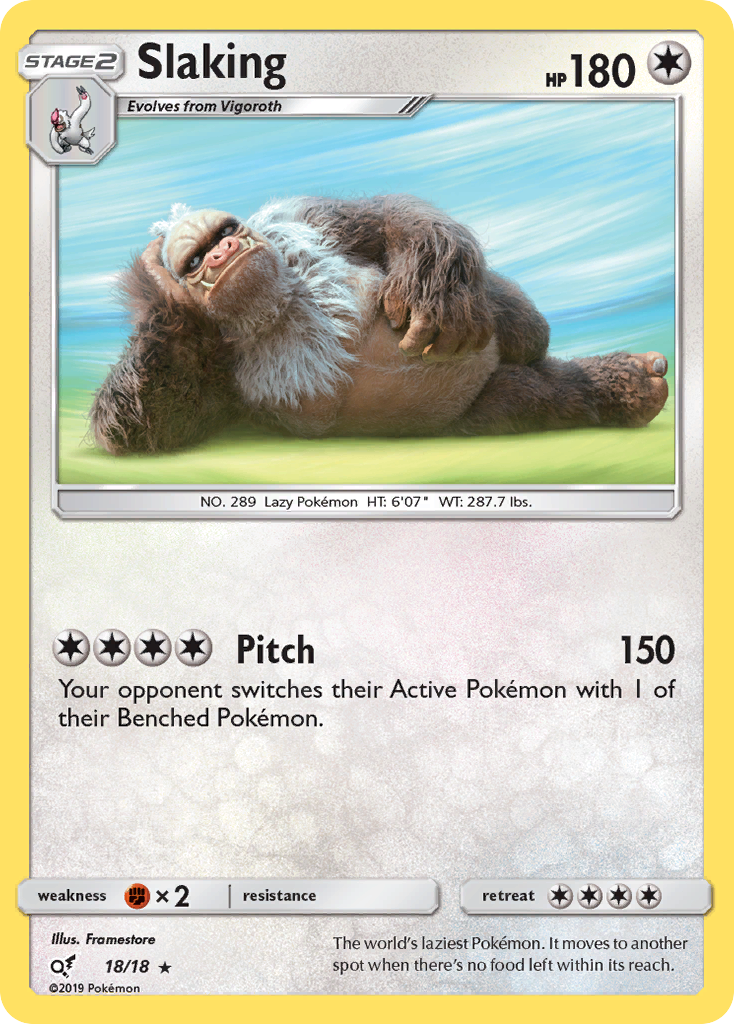 Slaking - Detective Pikachu SET-18
