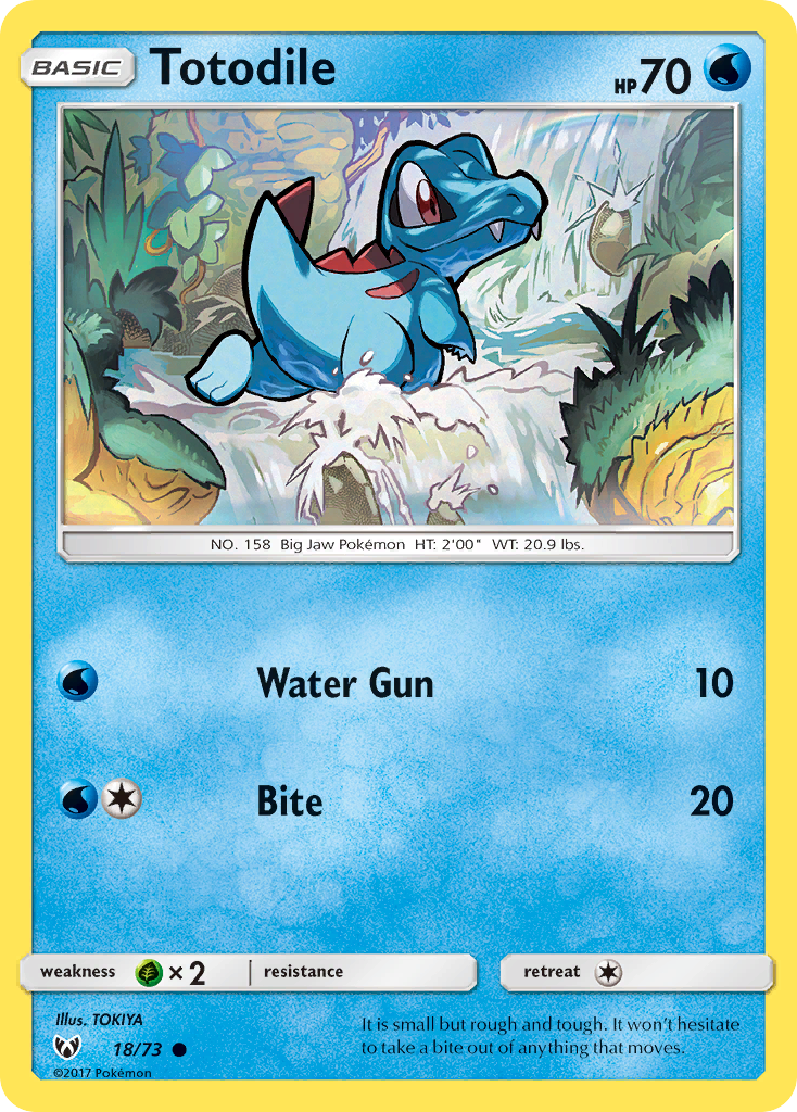 Totodile - Shining Legends SET-18