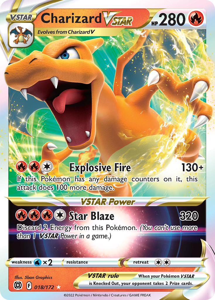 Charizard VSTAR - Brilliant Stars SET-18