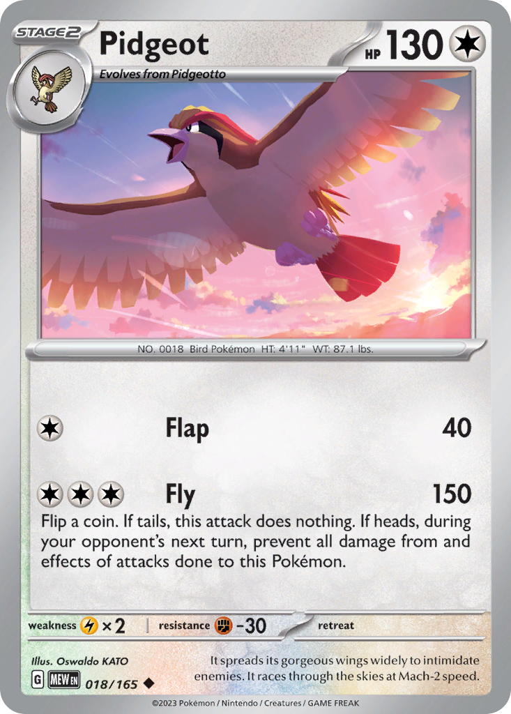 Pidgeot - 151 SET-18