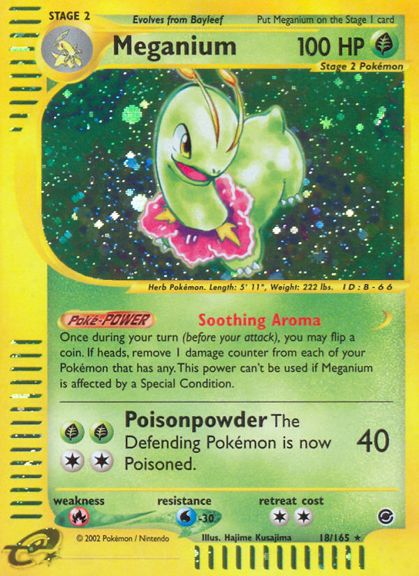 Meganium - Expedition Base Set SET-18