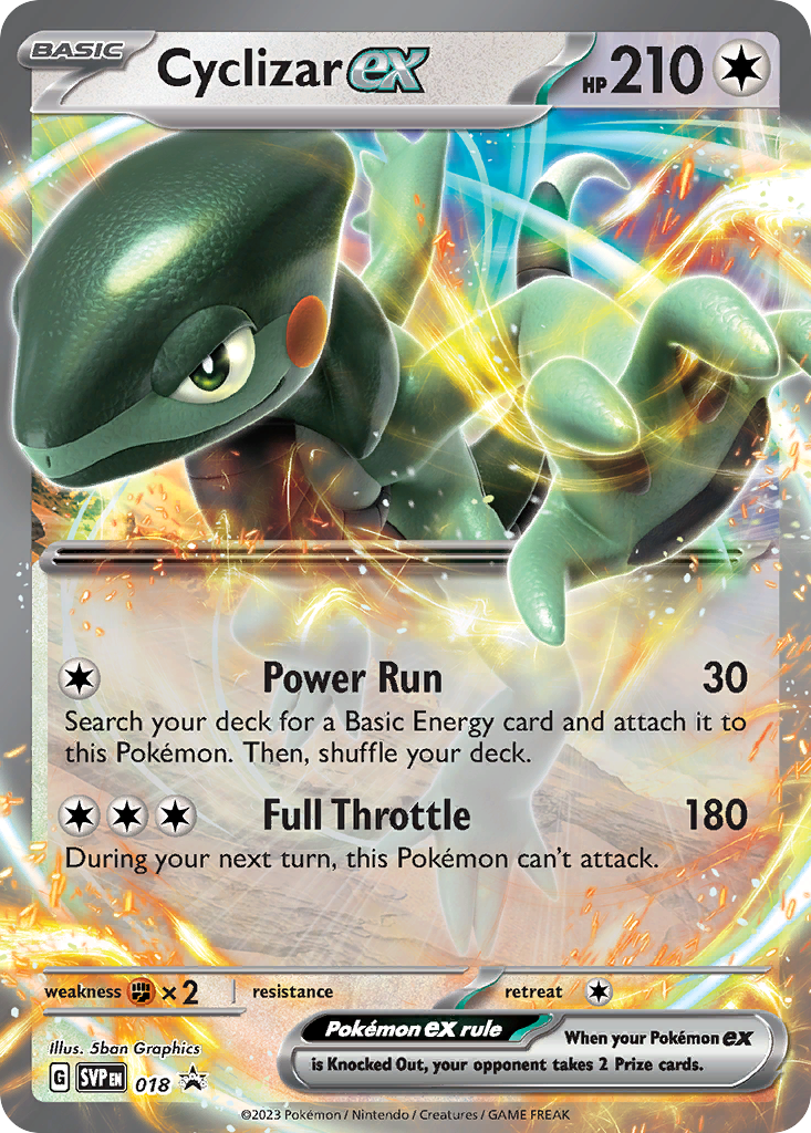 Cyclizar EX - Scarlet & Violet Black Star Promos SET-18