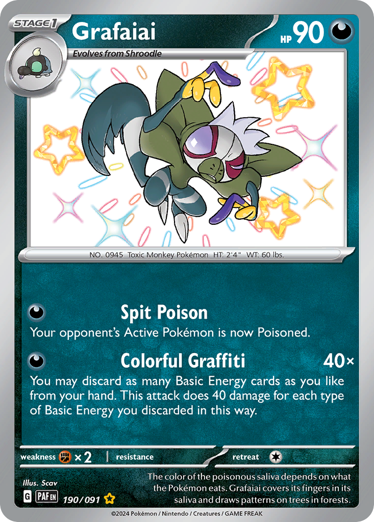 Grafaiai - Paldean Fates SET-190