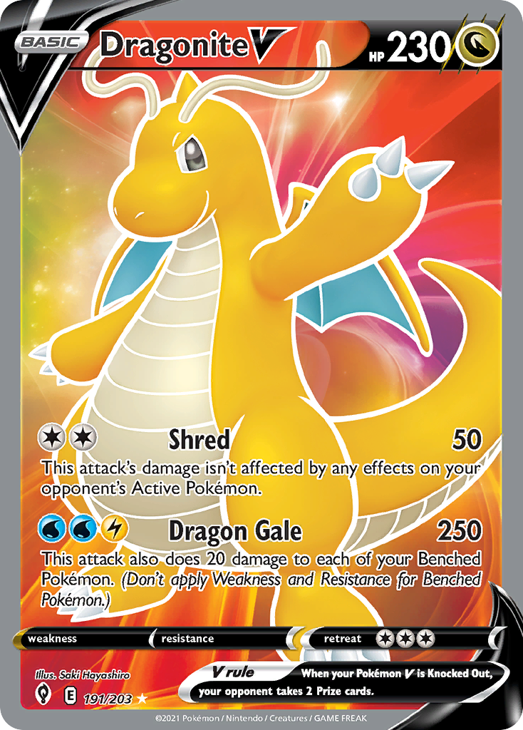 Dragonite V - Evolving Skies SET-191