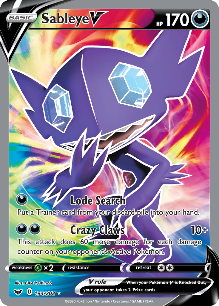 Sableye V - Sword & Shield SET-194