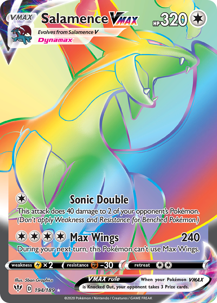 Salamence VMAX - Darkness Ablaze SET-194