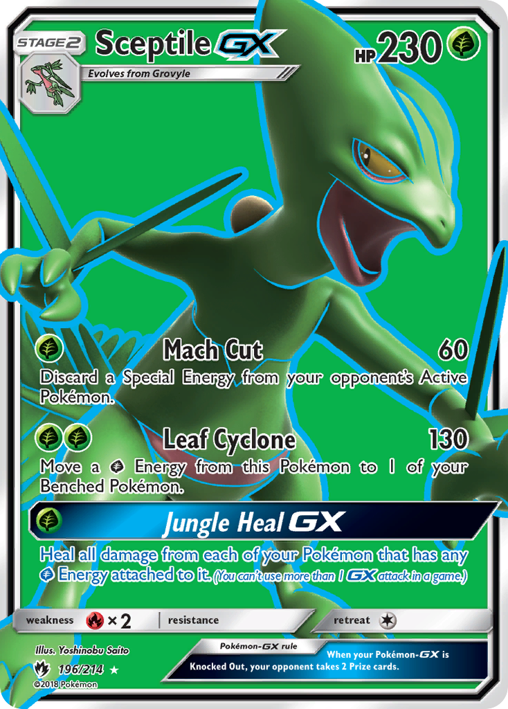 Sceptile-GX - Lost Thunder SET-196