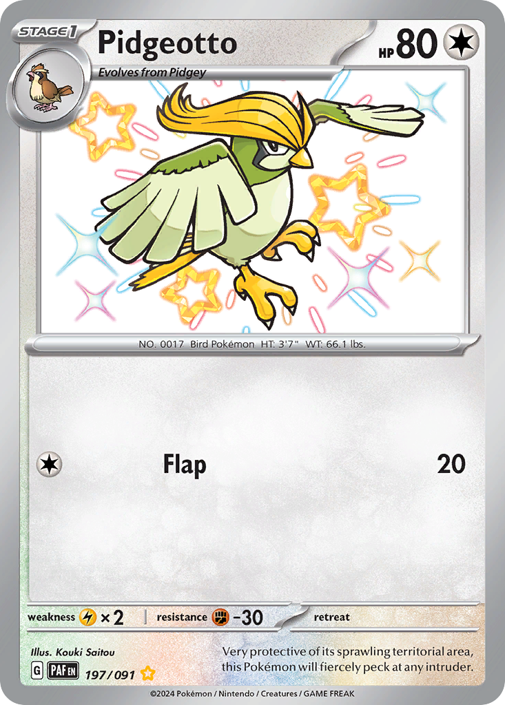 Pidgeotto - Paldean Fates SET-197