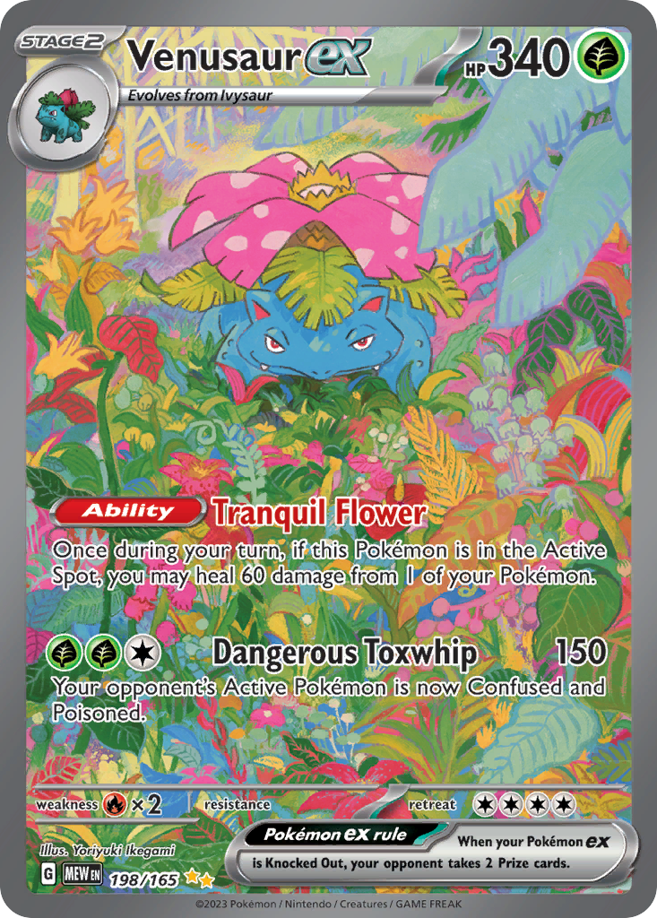Venusaur EX - 151 SET-198
