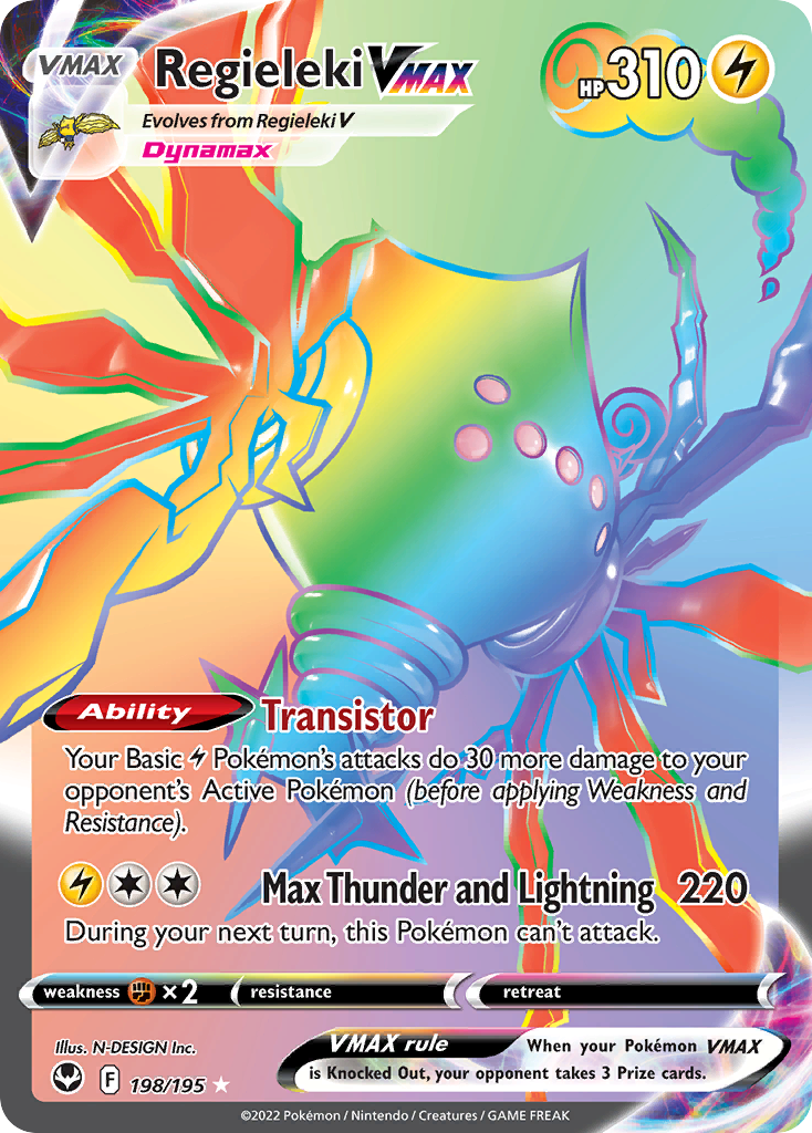 Regieleki VMAX - Silver Tempest SET-198