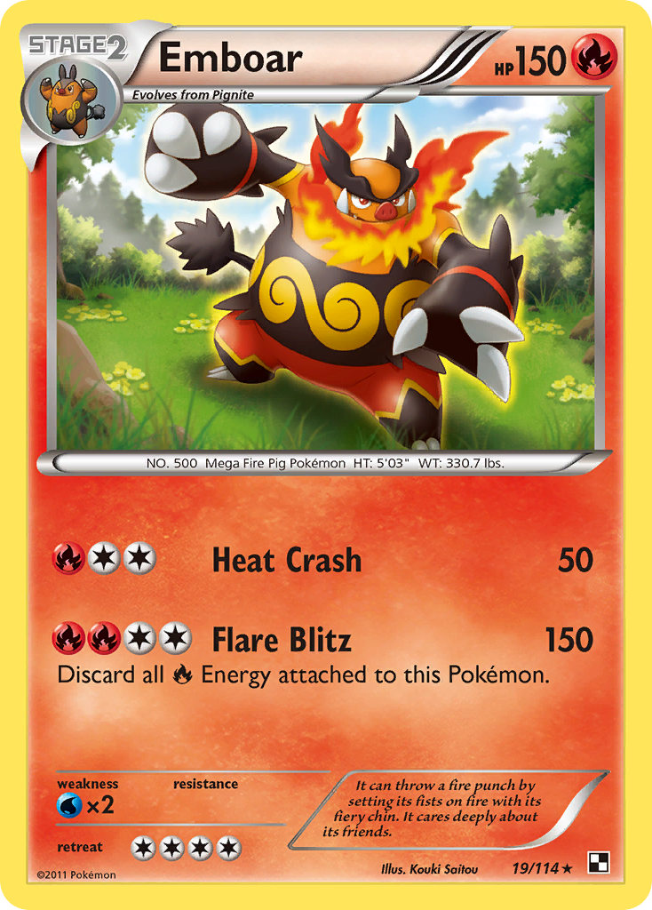 Emboar - Black & White SET-19