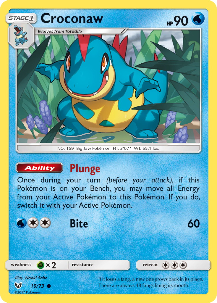 Croconaw - Shining Legends SET-19