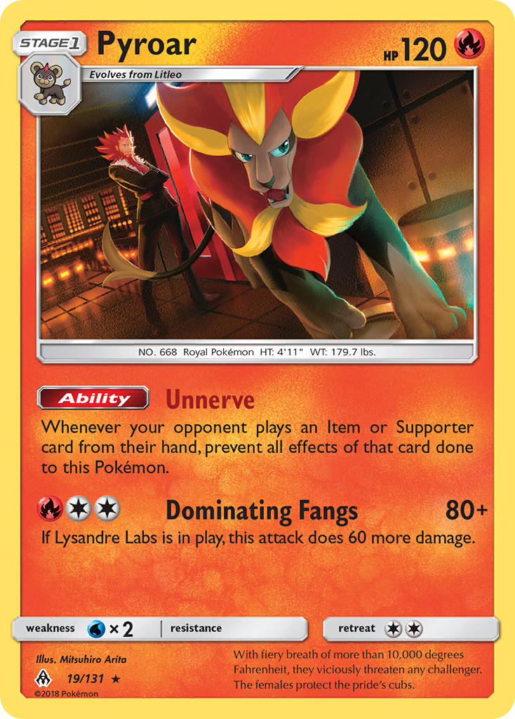 Pyroar - Forbidden Light SET-19
