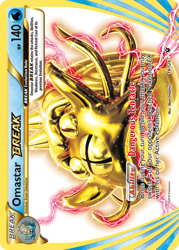 Omastar BREAK - Fates Collide SET-19