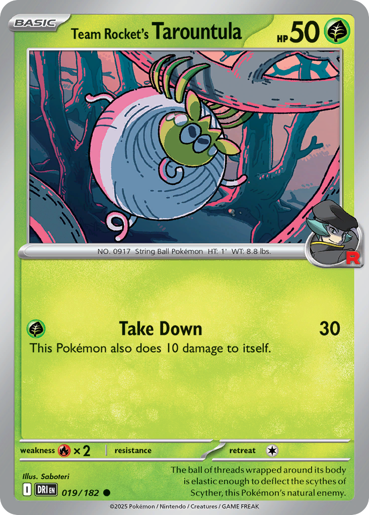 Team Rocket's Tarountula - Destined Rivals SET-19
