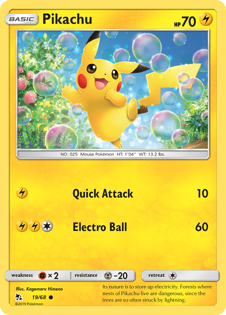 Pikachu - Hidden Fates SET-19