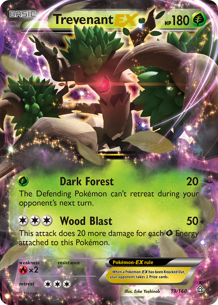 Trevenant-EX - Primal Clash SET-19