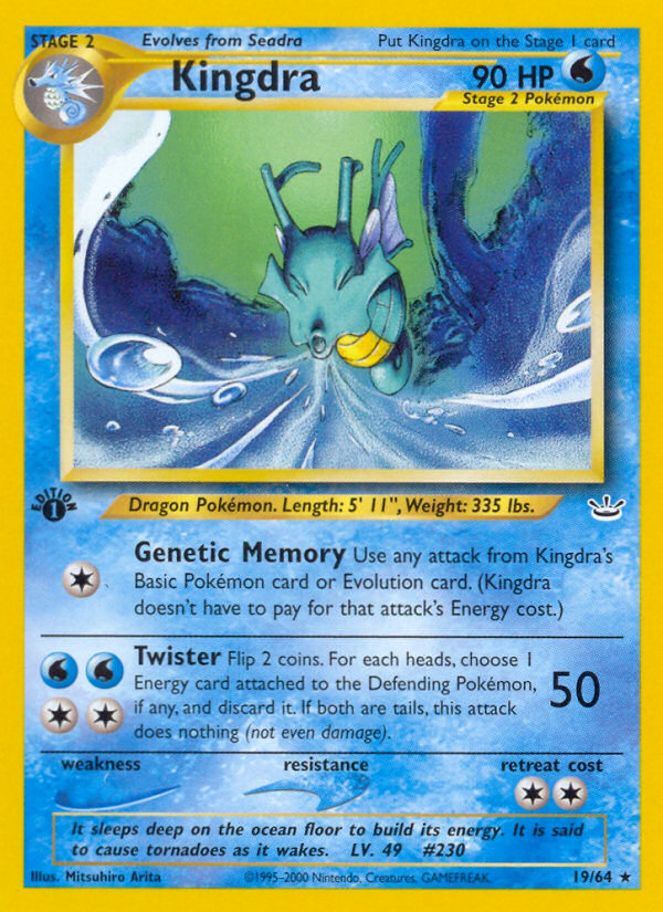 Kingdra - Neo Revelation SET-19