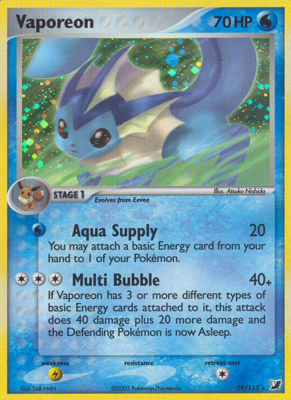 Vaporeon - Unseen Forces SET-19