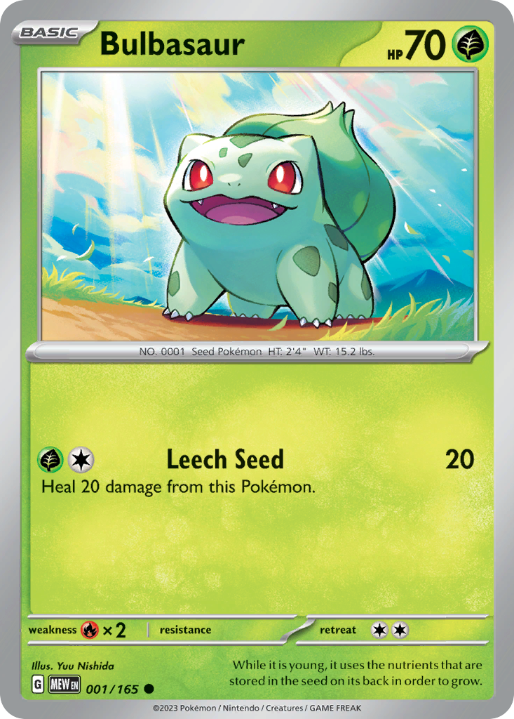 Bulbasaur - 151 SET-1