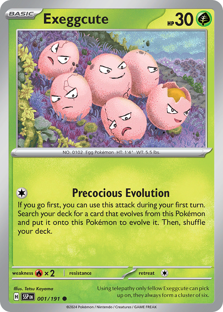 Exeggcute - Surging Sparks SET-1