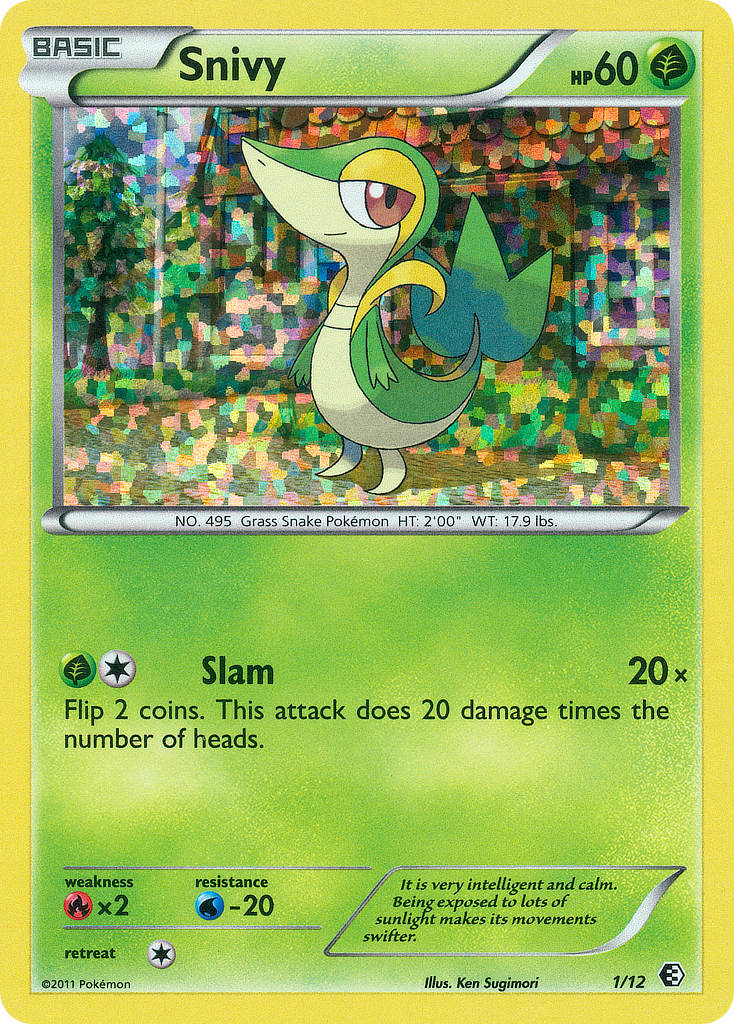 Snivy - McDonald's Collection 2011 SET-1