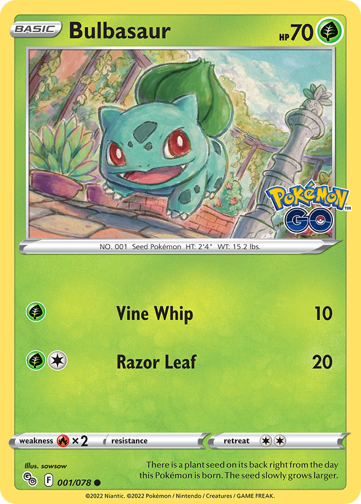 Bulbasaur - Pokemon GO SET-1