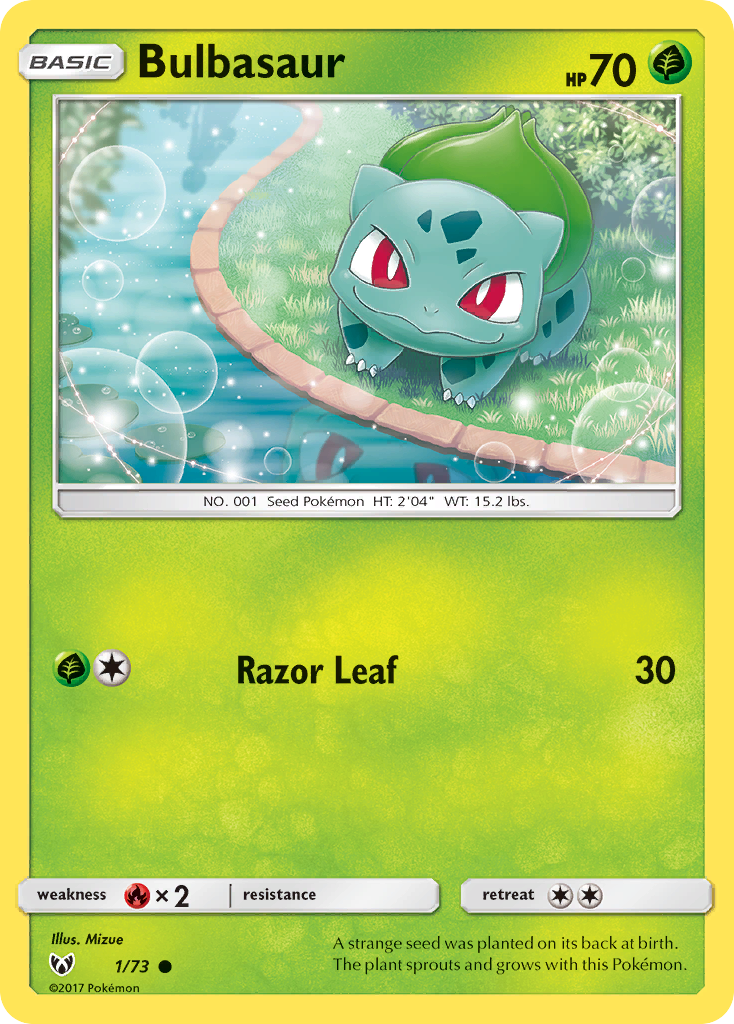 Bulbasaur - Shining Legends SET-1