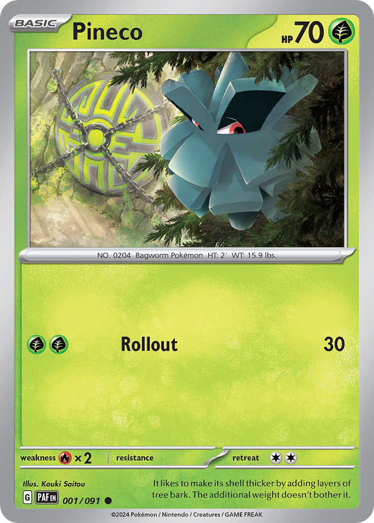 Pineco - Paldean Fates SET-1