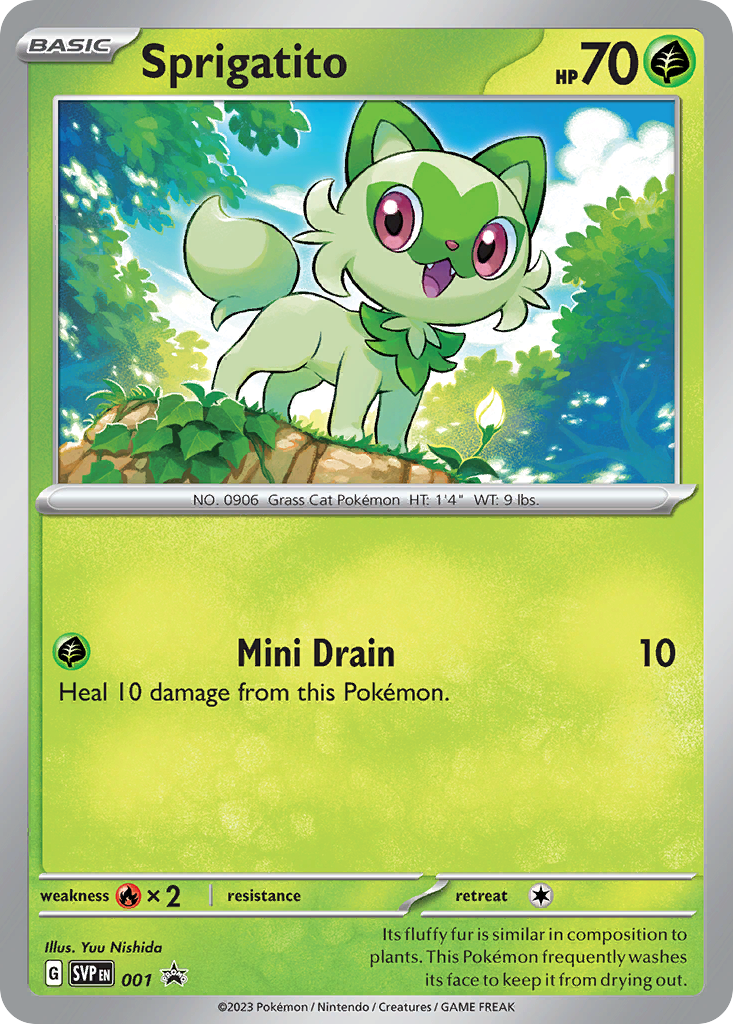 Sprigatito - Scarlet & Violet Black Star Promos SET-1