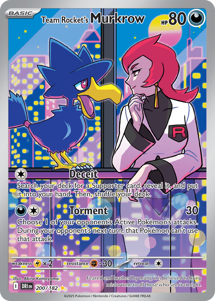 Team Rocket's Murkrow - Destined Rivals SET-200