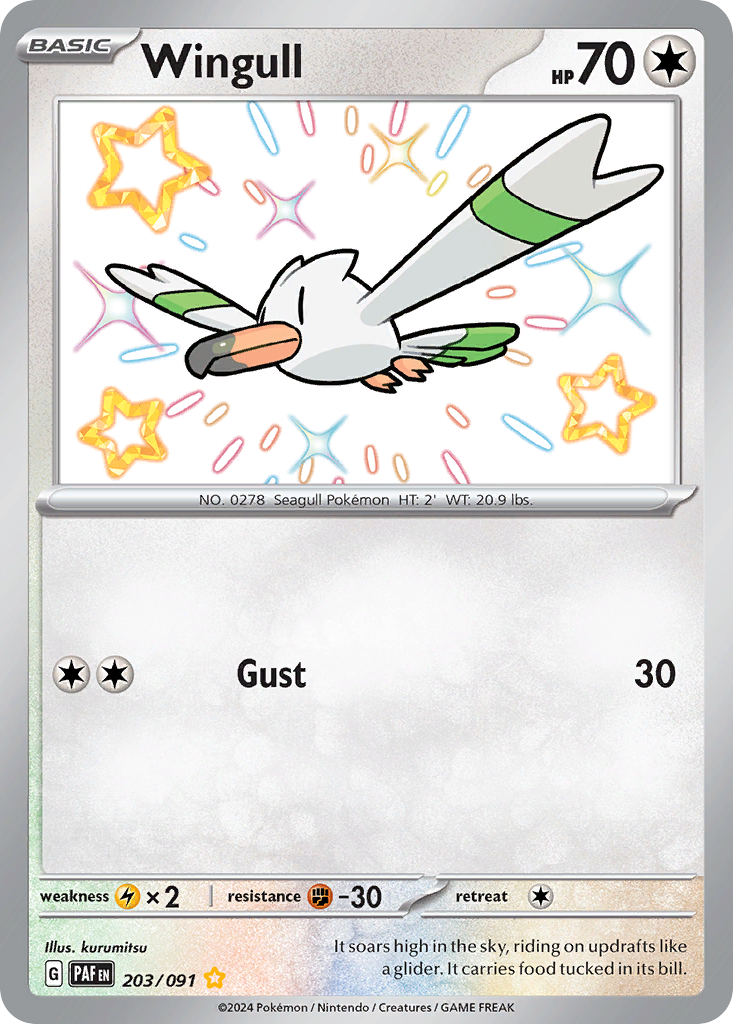 Wingull - Paldean Fates SET-203