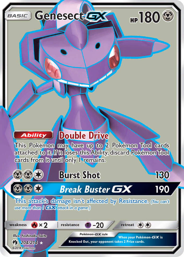 Genesect-GX - Lost Thunder SET-204