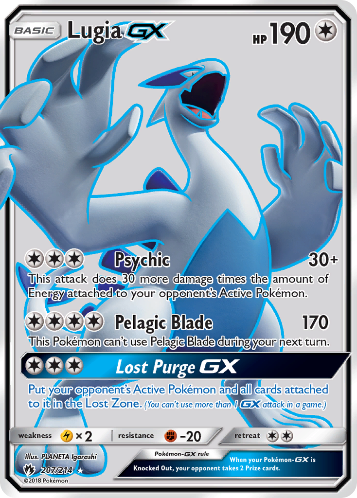 Lugia-GX - Lost Thunder SET-207