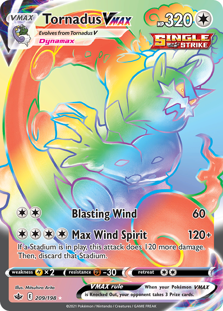 Tornadus VMAX - Chilling Reign SET-209