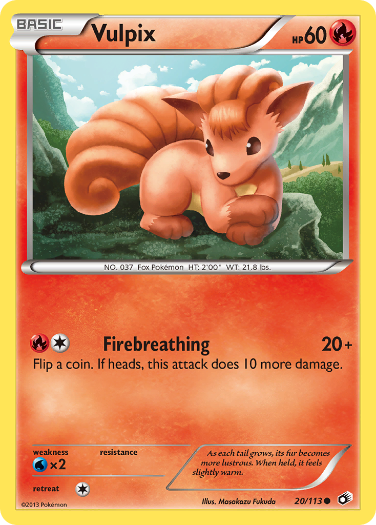 Vulpix - Legendary Treasures SET-20