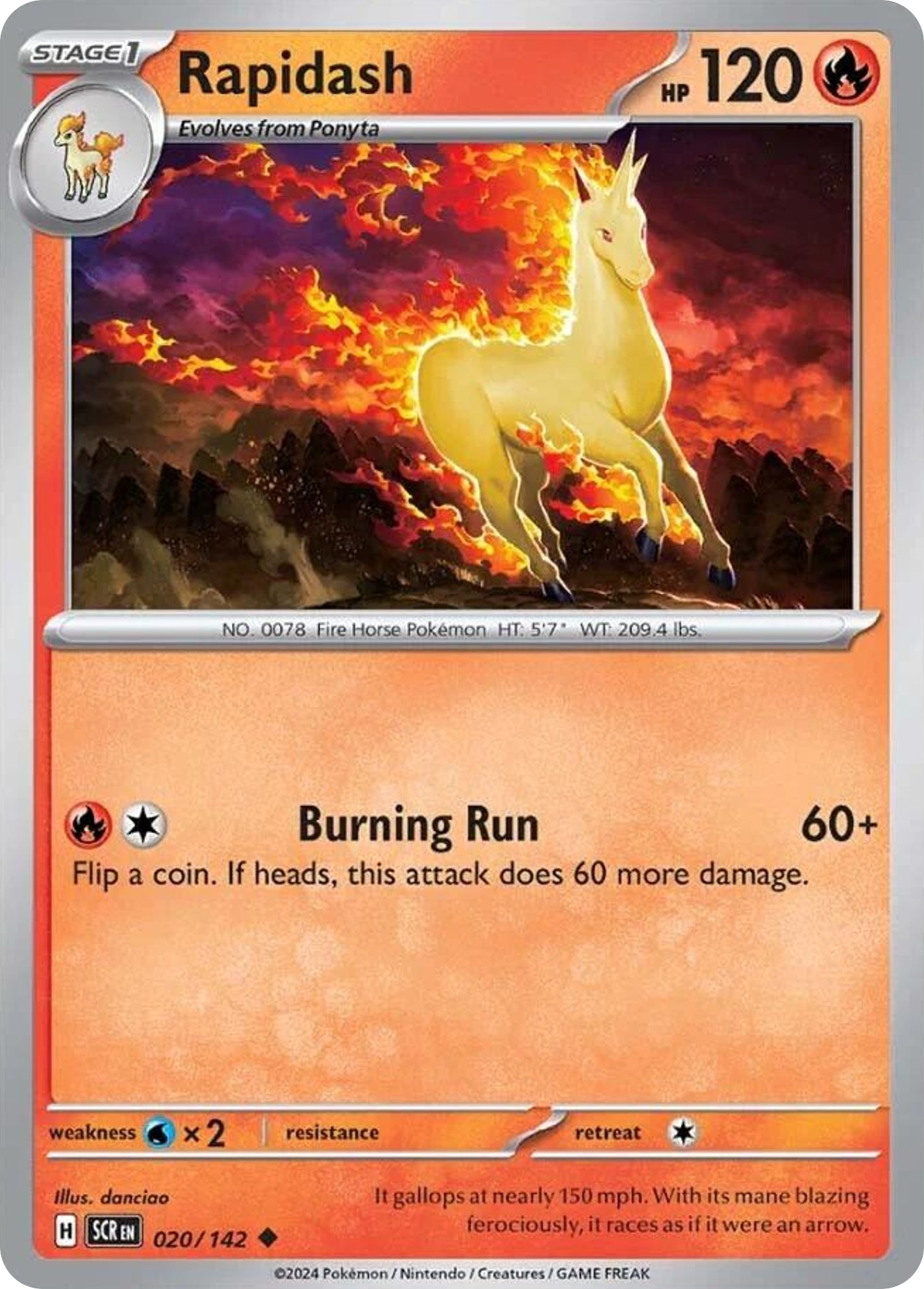 Rapidash - Stellar Crown SET-20