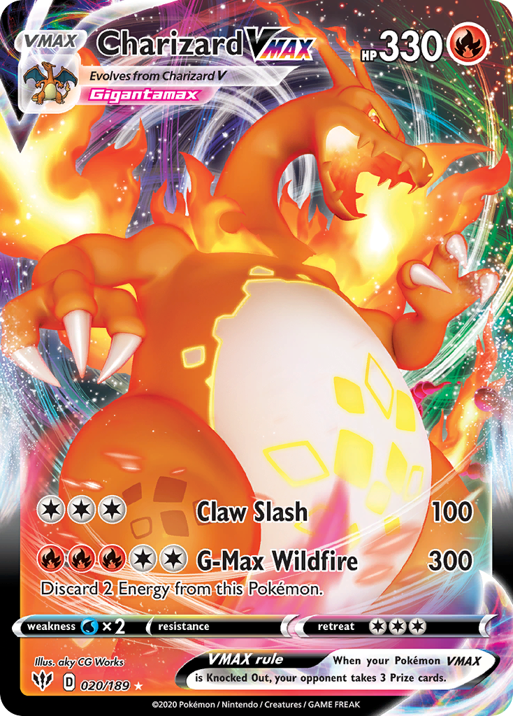 Charizard VMAX - Darkness Ablaze SET-20