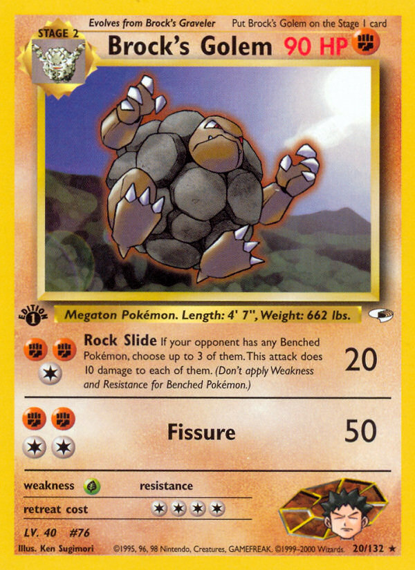 Brock's Golem - Gym Heroes SET-20
