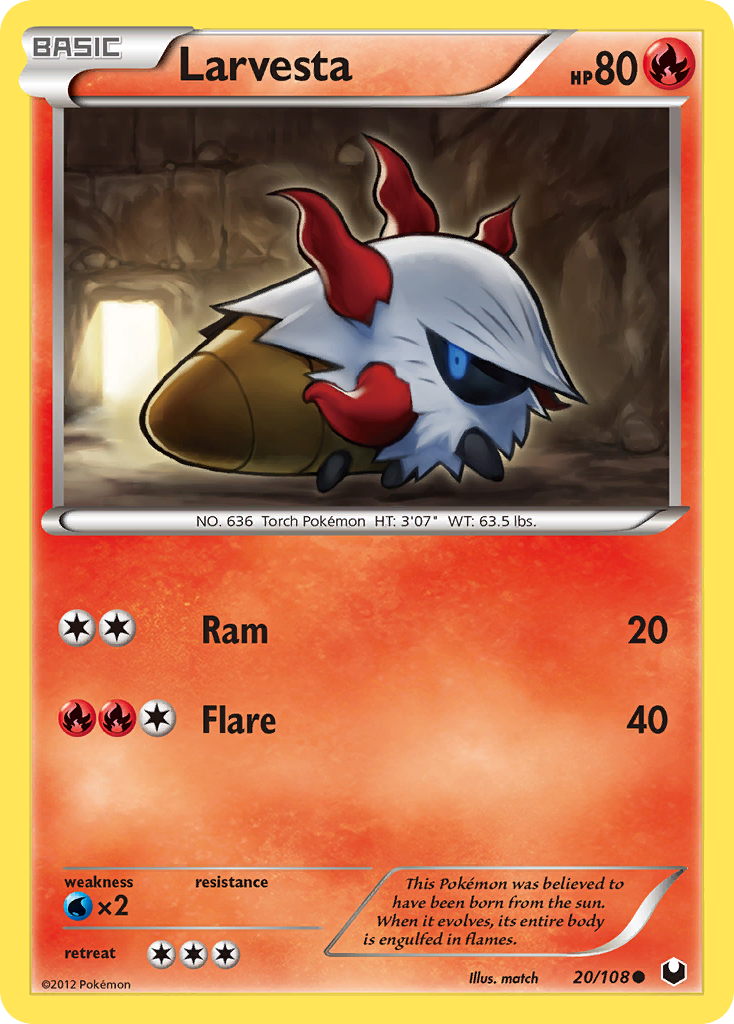Larvesta - Dark Explorers SET-20
