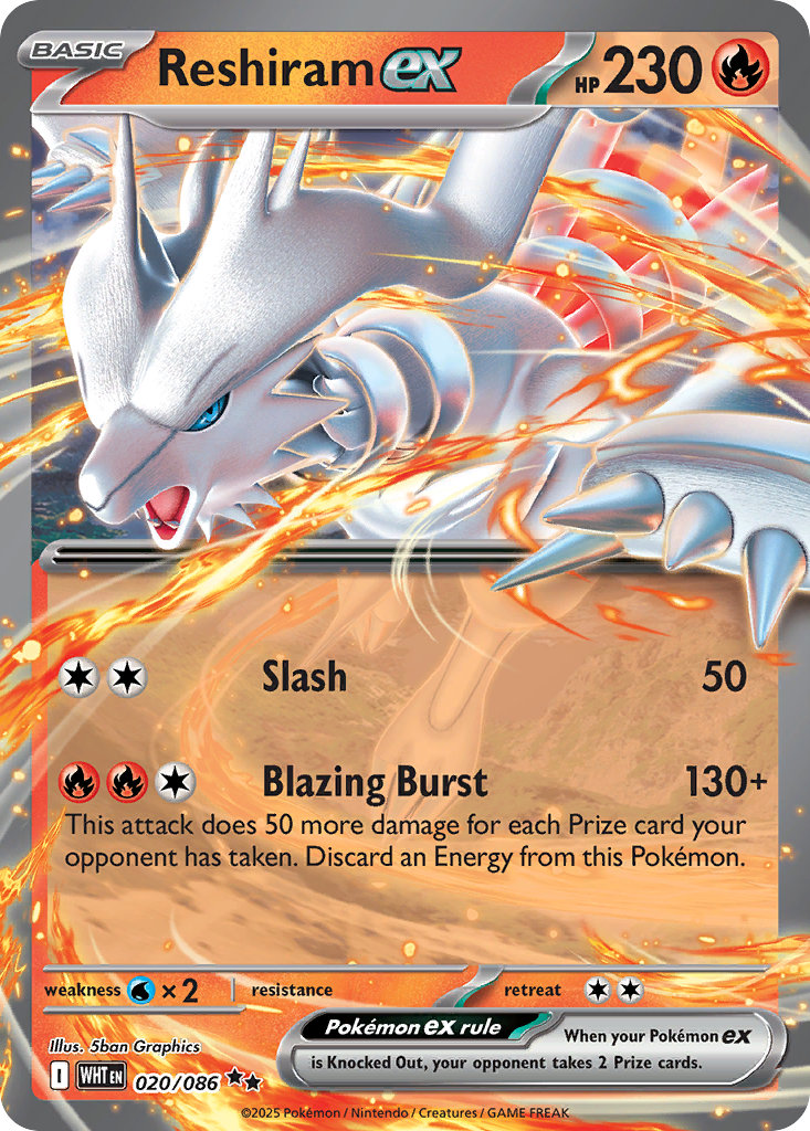 Reshiram EX - White Flare SET-20