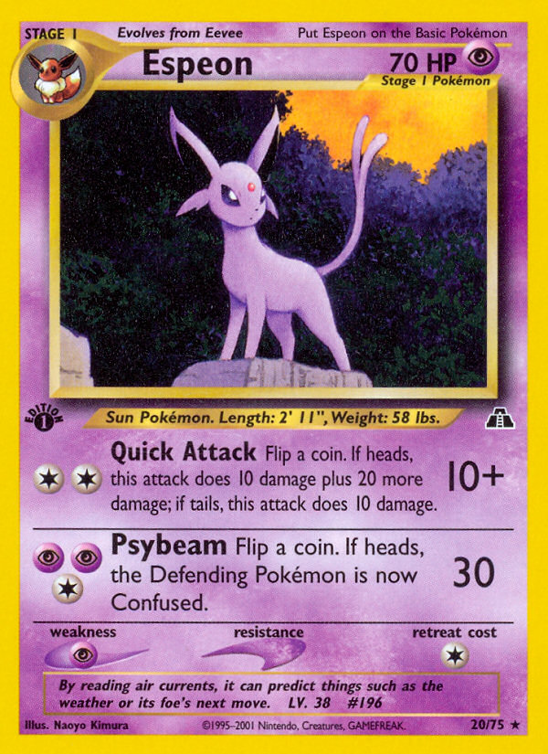 Espeon - Neo Discovery SET-20