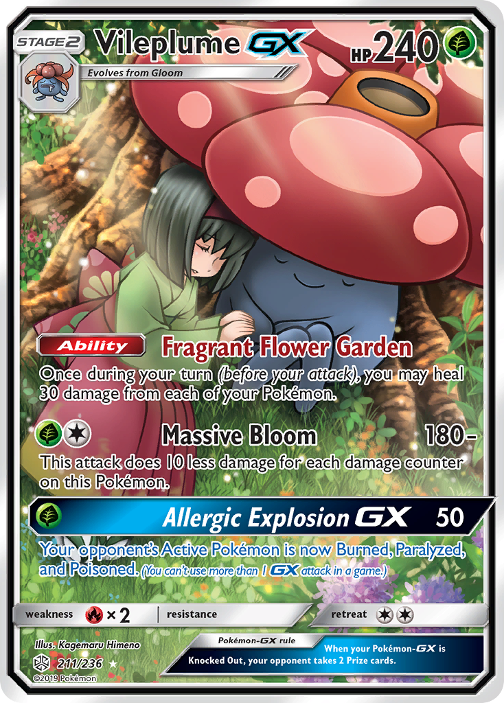 Vileplume-GX - Cosmic Eclipse SET-211