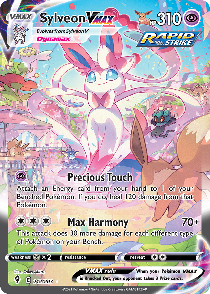 Sylveon VMAX - Evolving Skies SET-212