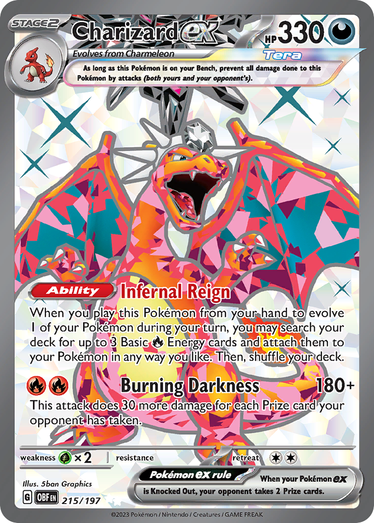 Charizard EX - Obsidian Flames SET-215