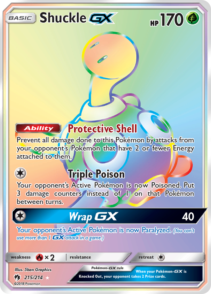 Shuckle-GX - Lost Thunder SET-215